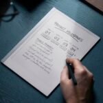 reMarkable 2 E Ink tablet with Marker stylus and folio case