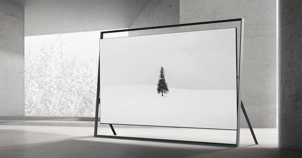 Close-up of an RGB LED TV panel displaying vibrant colors