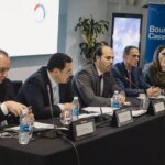 Amine Echcharki, président du directoire de Risma, lors de l'annonce de l'augmentation de capital à la Bourse de Casablanca.