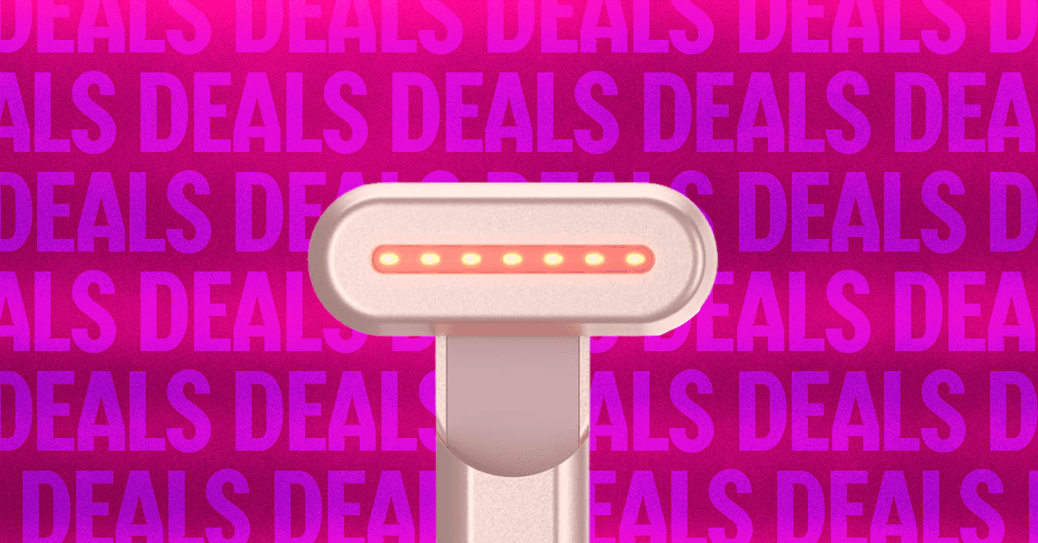 Solawave Radiant Renewal Wand and other LED skincare devices on sale