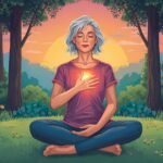 A person standing on a path looking towards a bright, open horizon, symbolizing freedom and new beginnings after religious deconstruction.