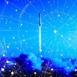 Conceptual image showing numerous Starlink satellites in Earth's orbit, highlighting the scale of SpaceX's network.