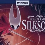 Hollow Knight: Silksong logo with Steam Awards 2025 Game of the Year trophy
