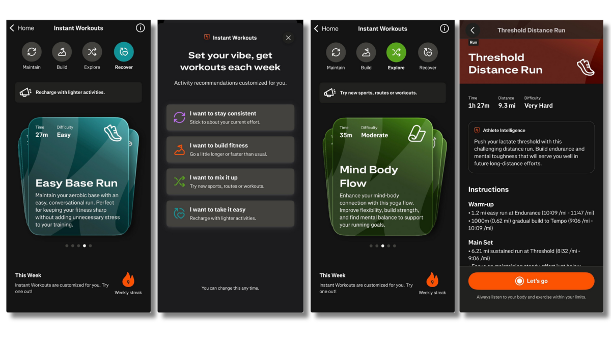 A smartphone displaying the Strava app next to a running watch, symbolizing fitness technology.