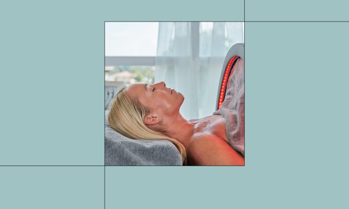 The Sunlighten Solo System, a portable infrared sauna, set up in a home environment.