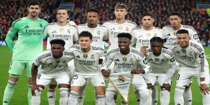L'équipe du Real Madrid en action