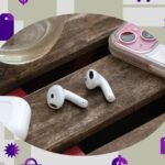 A collection of tech gadgets including Apple AirPods, a streaming device, and a Lego rose set, symbolizing current deals.