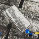 Tokenized silver futures chart showing a sharp price drop and high liquidation volume