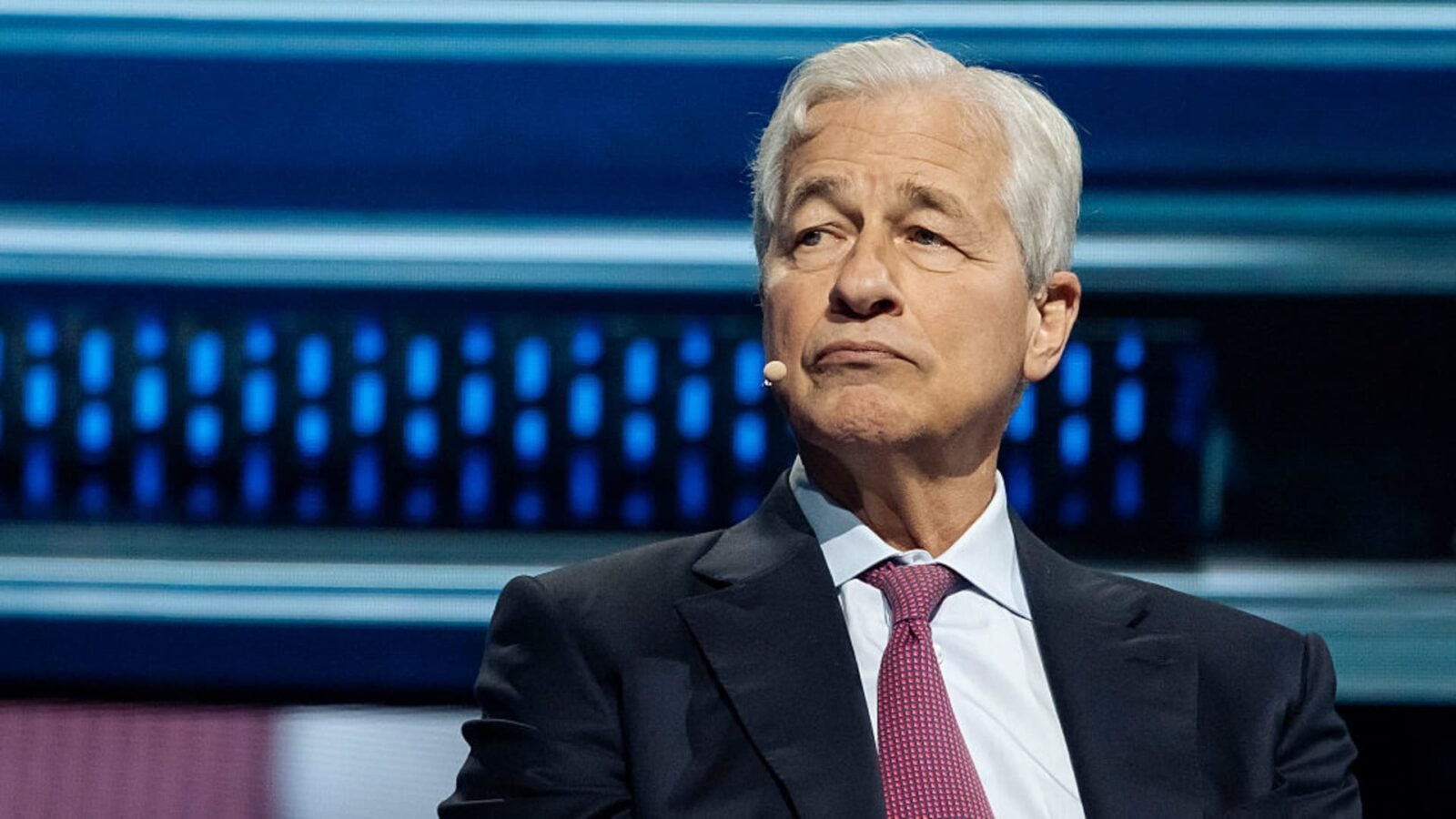 Jamie Dimon, Chairman and CEO of JPMorgan Chase, speaking during the Reagan National Defense Forum.