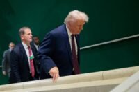 A visual representation of rising prices due to potential 100% tariffs on Canadian goods impacting American consumers.