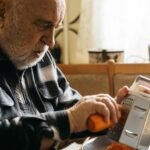 A graphic illustrating population trends with birth and death rates crossing, and an arrow pointing to immigration as the future growth source.