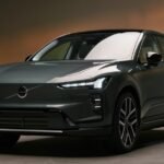 The new Volvo EX60 electric crossover SUV in a sleek, modern design.