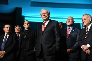 Warren Buffett, the 'Oracle of Omaha,' in a thoughtful pose, symbolizing his enduring influence.