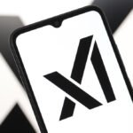 Illustration of xAI's Grok AI chatbot with a backdrop of financial charts and global regulatory symbols, representing its $20 billion funding and ongoing deepfake controversy.