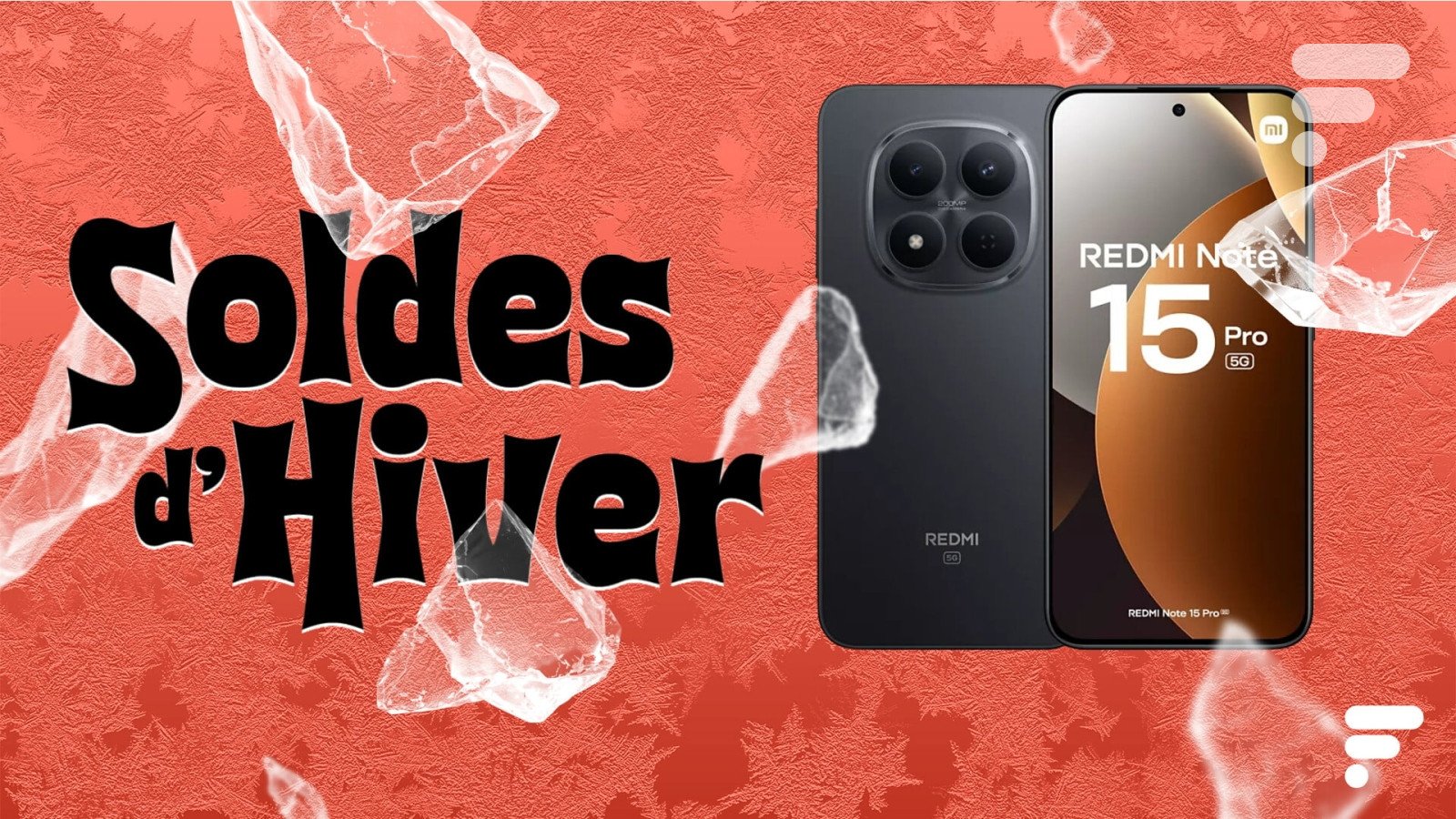 Le Xiaomi Redmi Note 15 Pro 5G, affichant son grand écran AMOLED et son design moderne.