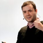 Illustration of AI agents collaborating or a futuristic AI system with autonomous capabilities.