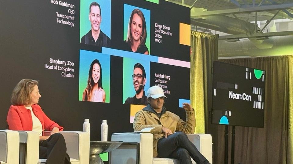 Avichal Garg of Electric Capital speaking at NEARCON 2026 about the legal implications of AI agents using crypto wallets.