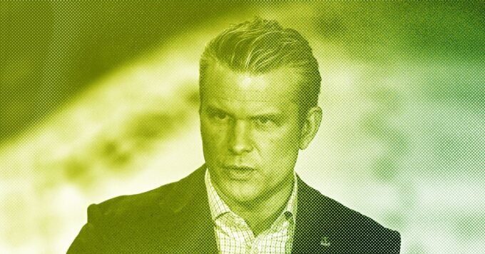 Illustration depicting a digital brain or AI interface with military symbols, representing the conflict between AI ethics and defense