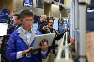 Wall Street's AI Reckoning: The 'Scare Trade' Spreads Beyond Tech 6 Wall Street traders reacting to market news, symbolizing AI's impact on financial markets.