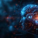 An illustration of an AI bot or a digital hand interacting with cryptocurrency coins, representing an accidental transaction.