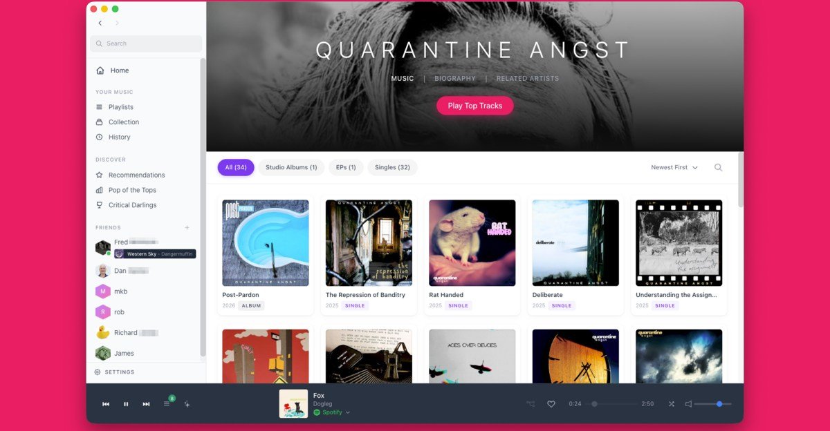 Parachord app logo or interface