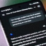 Navigating the AI Minefield: Protecting Yourself from Google's AI Overview Scams 4 Illustration of a person interacting with a search engine, with AI elements and a warning sign, symbolizing caution against online scams and digital fraud.