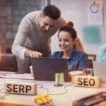 A visual representation of modern SEO, showing interconnected pillars of technical excellence, human-centric content, E-E-A-T, and omnichannel presence, all supporting AI search visibility.