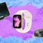 Presidents' Day Power Play: Amazon Unleashes Unmissable Deals on Apple, Smart Home, and More 6 A collage of discounted tech products including Apple Watch, Amazon Echo Show, Lego, and a robot vacuum, symbolizing Amazon's Presidents' Day sale.