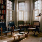 Amber Pan, co-founder of Studio ŪMA, stands in a beautifully designed interior space, reflecting her unique approach to storytelling through design.