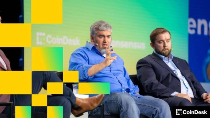 Anchorage Digital CEO Nathan McCauley discussing stablecoin solutions for international banks.