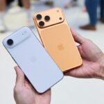 Beyond the Keynote: Apple's Innovative Three-Day Product Reveal 4 Apple logo against a blurred tech background, symbolizing a new product announcement strategy.