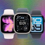 A selection of Apple Watch models, including the SE 3, Series 11, and Ultra 3, displayed on a clean background.