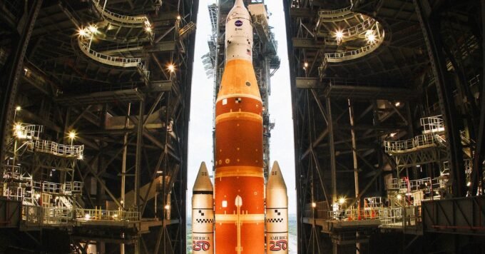 Artemis Accelerated: NASA's Bold New Strategy to Return to the Moon 10 NASA Administrator Jared Isaacman at a press conference discussing the Artemis II mission