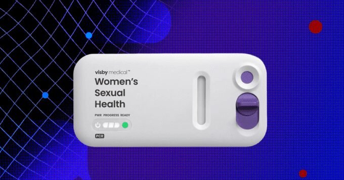 A person holding an at-home STI test kit, emphasizing privacy and convenience in sexual health management.