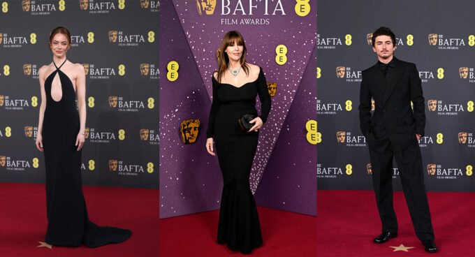 Les stars du cinéma et la royauté sur le tapis rouge des BAFTA 2026 à Londres, célébrant les lauréats et les looks emblématiques.