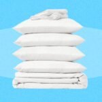 Luxurious, soft bamboo sheets draped elegantly on a bed, inviting a comfortable night's sleep.