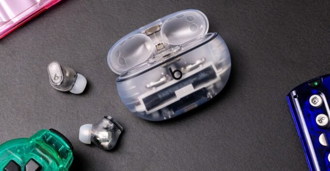 Beats Studio Buds Plus in translucent finish, on sale for Presidents Day