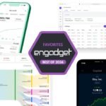 A smartphone displaying a budgeting app interface with graphs and financial data, representing modern money management tools.
