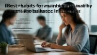 Best habits for maintaining a healthy work-life balance in business. complete guide