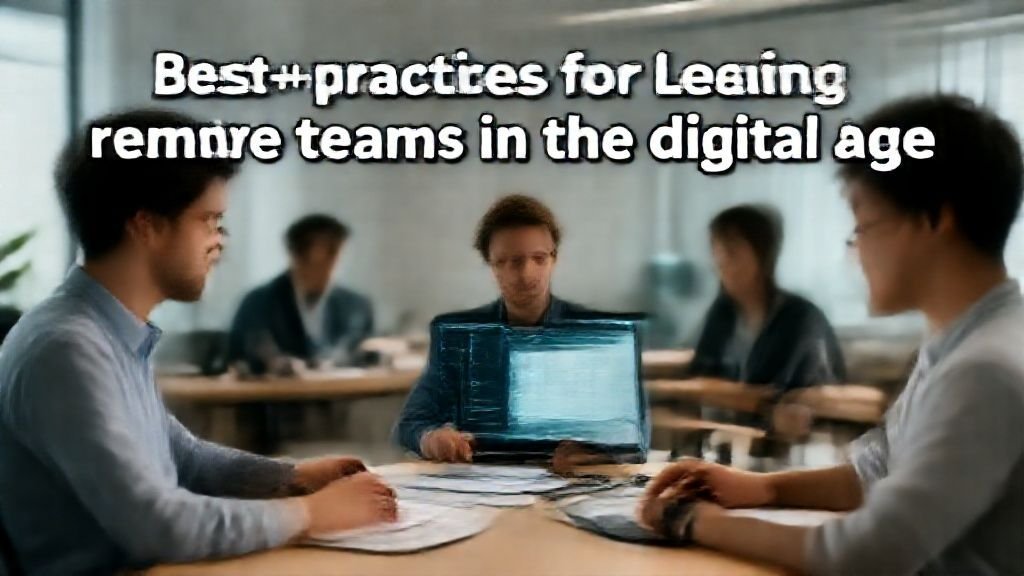 Best practices for leading remote teams in the digital age. complete guide