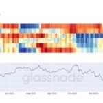Illustration of large and small investors in the Bitcoin market, depicting whales accumulating while retail sells off.