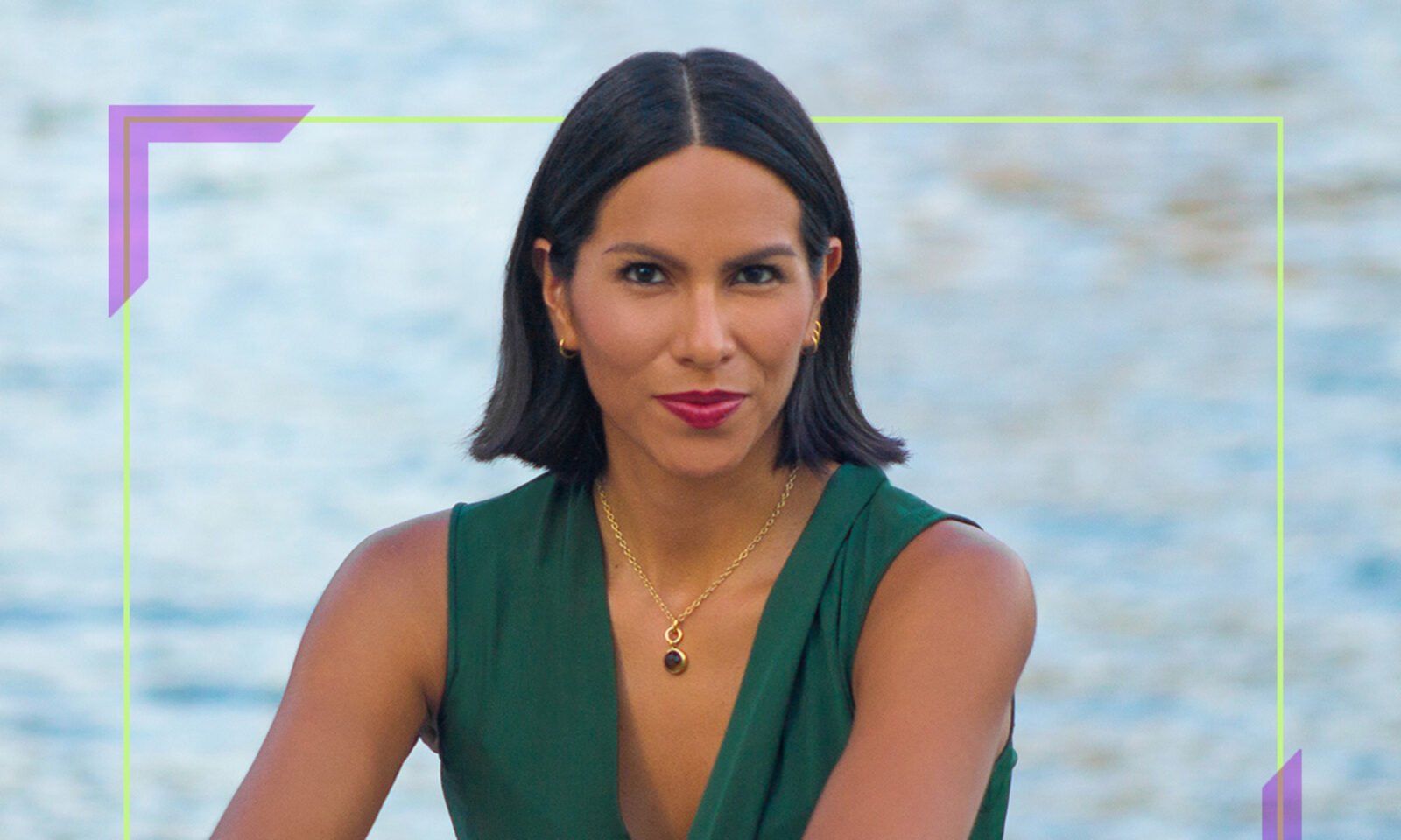 A woman in her late 30s, an athlete, looking determined, possibly lifting weights or rucking, representing strength and resilience in the face of an unexpected health diagnosis.