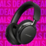 Silence Your Journey: Bose QuietComfort Ultra 2 Headphones Now $50 Off 4 Bose QuietComfort Ultra 2 noise-canceling headphones in Black and Driftwood Sand