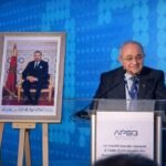 Brahim Benjelloun Touimi, président du Conseil d'administration de la Bourse de Casablanca, s'exprimant lors d'une conférence sur l'avenir du marché boursier marocain.