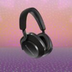 Bowers & Wilkins Px7 S2 Bluetooth headphones in black, showcasing their sleek design.