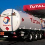 Une station-service marocaine avec des pompes à essence, symbolisant l'approvisionnement en carburants.