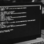 Illustration of a DNS-based attack, showing a computer initiating an nslookup command to a malicious DNS server to retrieve a malware payload.