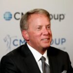 CME Group CEO Terry Duffy discussing the company's digital asset strategy and the potential 'CME Coin'.