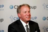 CME Group CEO Terry Duffy discussing the company's digital asset strategy and the potential 'CME Coin'.