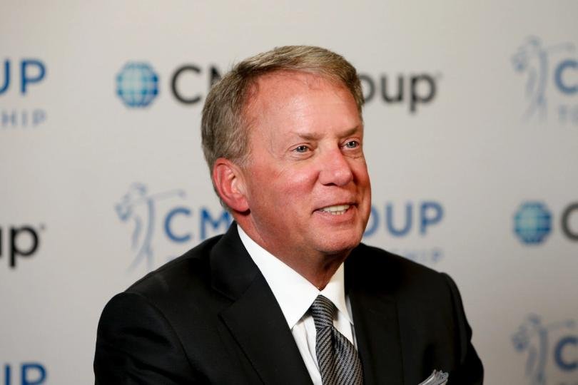 CME Group CEO Terry Duffy discussing the company's digital asset strategy and the potential 'CME Coin'.